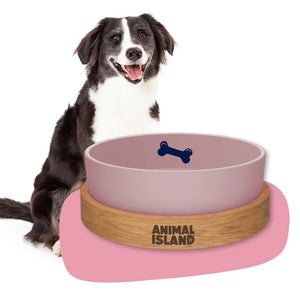 Dog bowl, size M 1300ml, Cashmire Pink, Animal Island