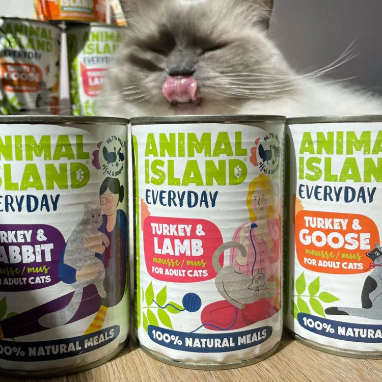 Wet cat food turkey lamb Everyday 400g Animal Island