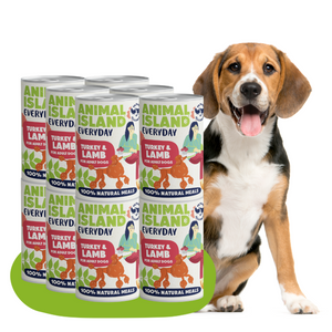 Wet dog food turkey lamb Everyday 12x400g Animal Island