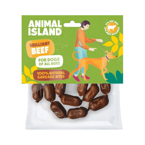 Beef sausages 100g Animal Island