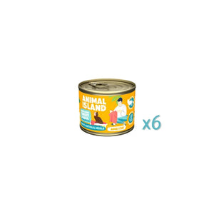 Wet cat food turkey quail 6x200g Animal Island