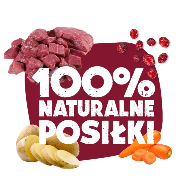 Mokra karma dla Psa jeleń z ziemniakami 410g