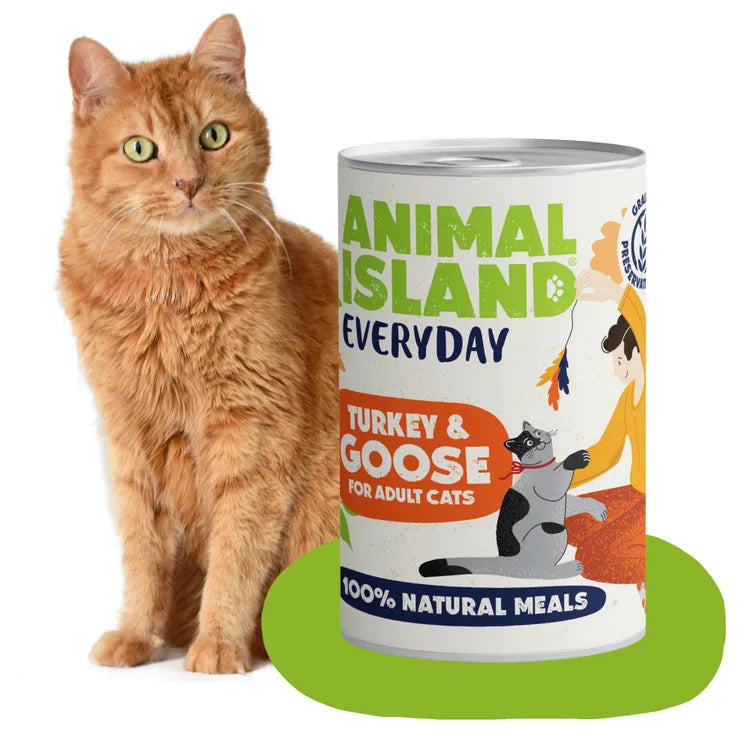 Wet cat food turkey goose Everyday 400g Animal Island