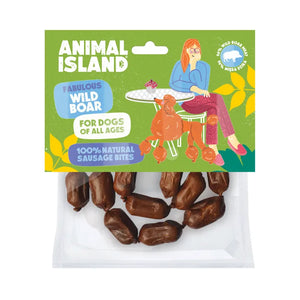 Wild boar sausages 100g Animal Island